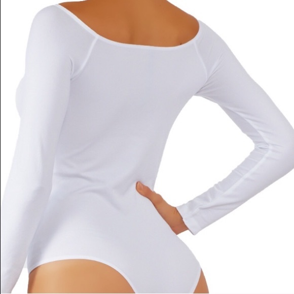 White long sleeve body suit - Picture 2 of 3
